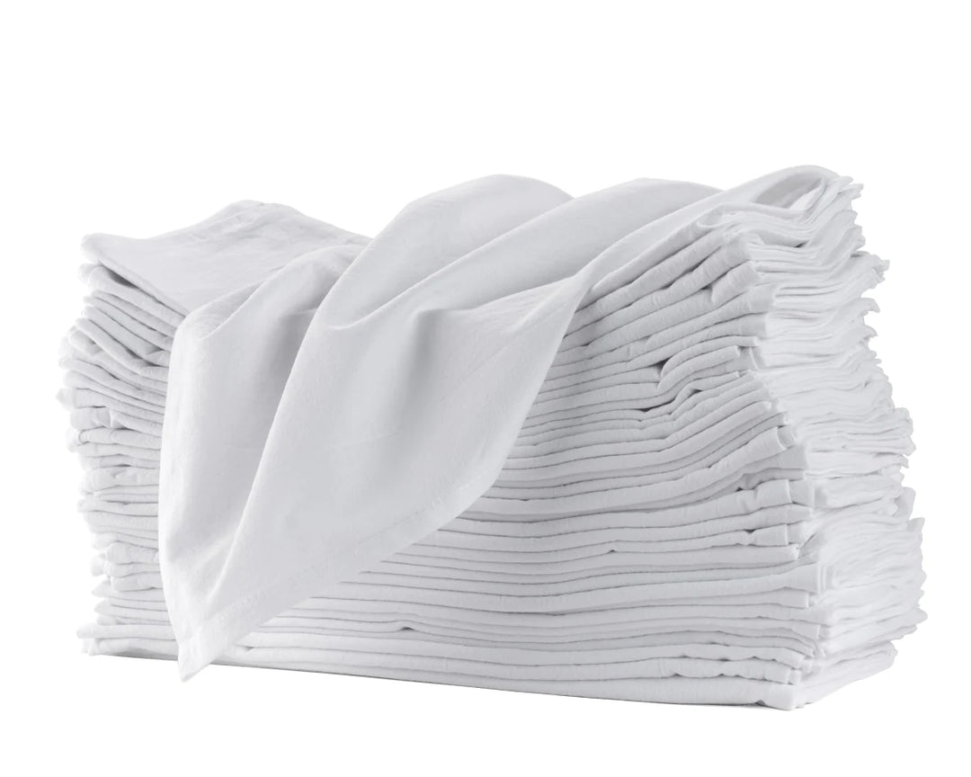 Flour Sack Towels 100% Cotton Kitchen Dish Towel 28x28 Pack Of 12