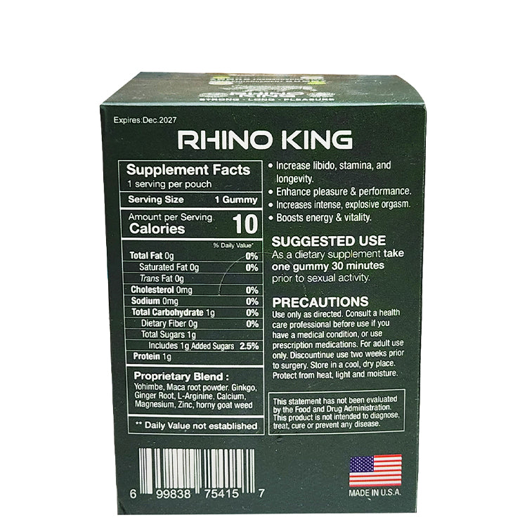 Rhino Chewable King Vegan! Pack of 4