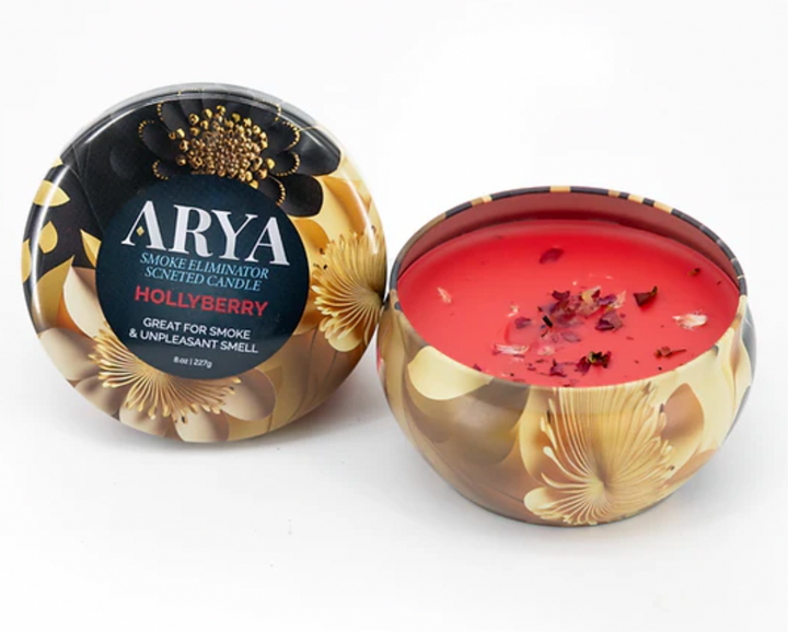 ARYA odor Eliminator candle 12 assorted Natural Fragrances 8 oz