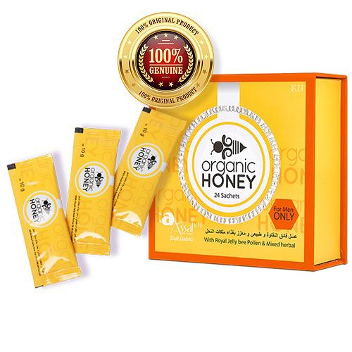 Organic Honey for Men: Elevate Your Romance Moments with 24 Sachets Box