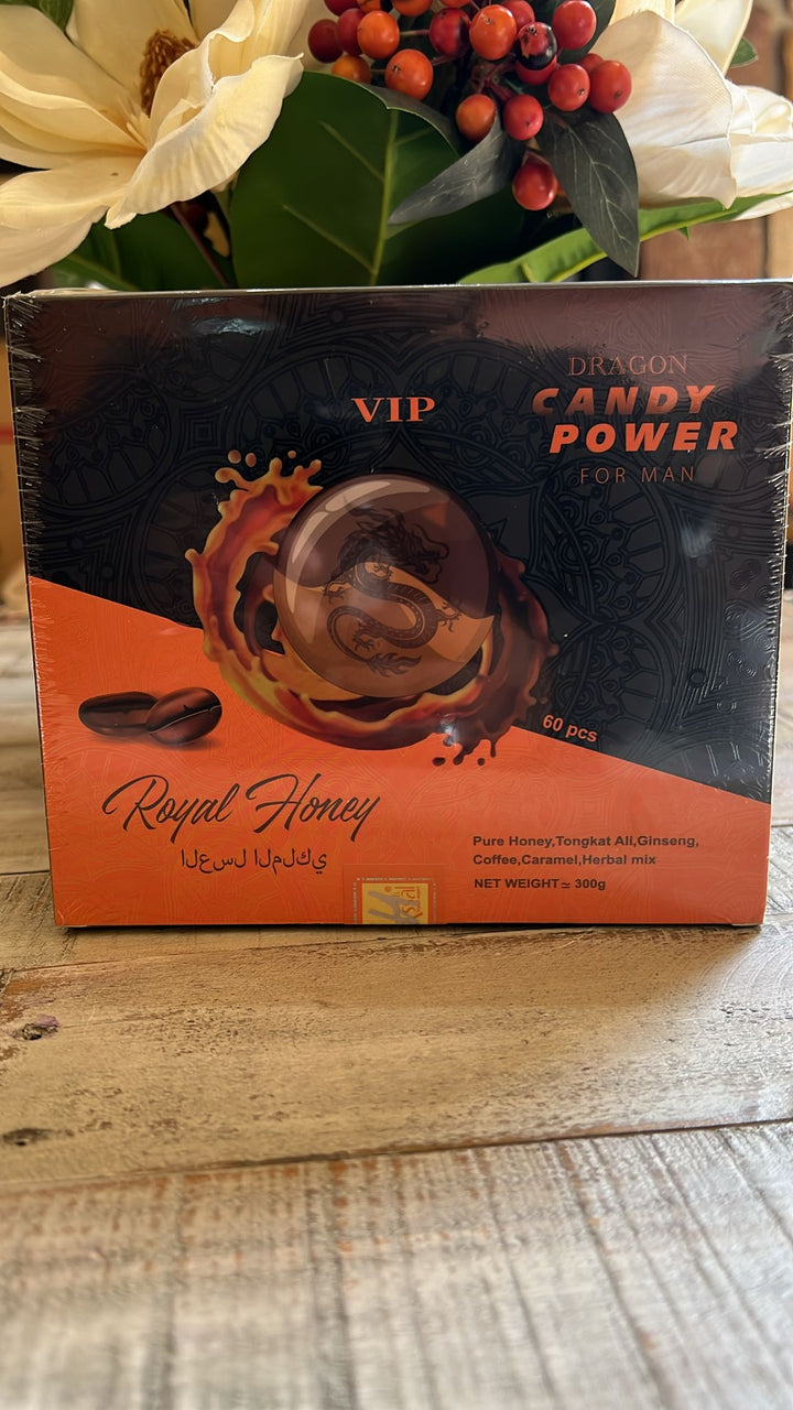 Royal Honey Candy Power for Men | Rev Up the Romance! | Pack of 60