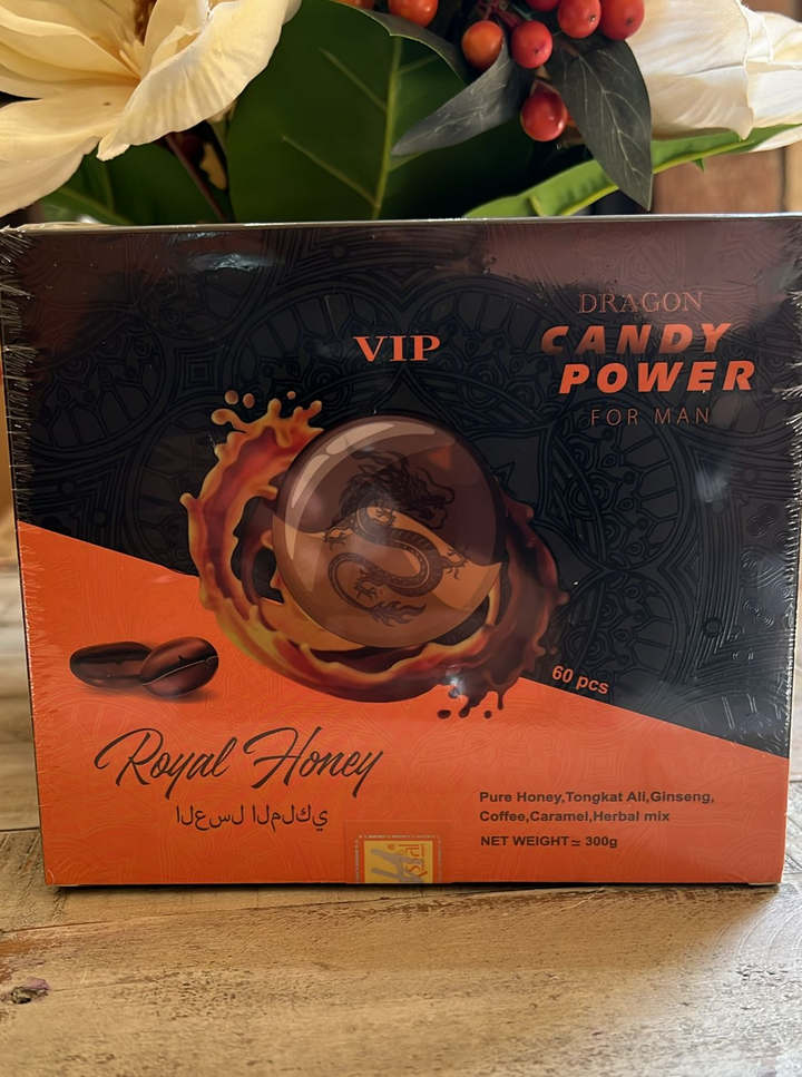 Royal Honey Candy Power for Men | Rev Up the Romance! | Pack of 60