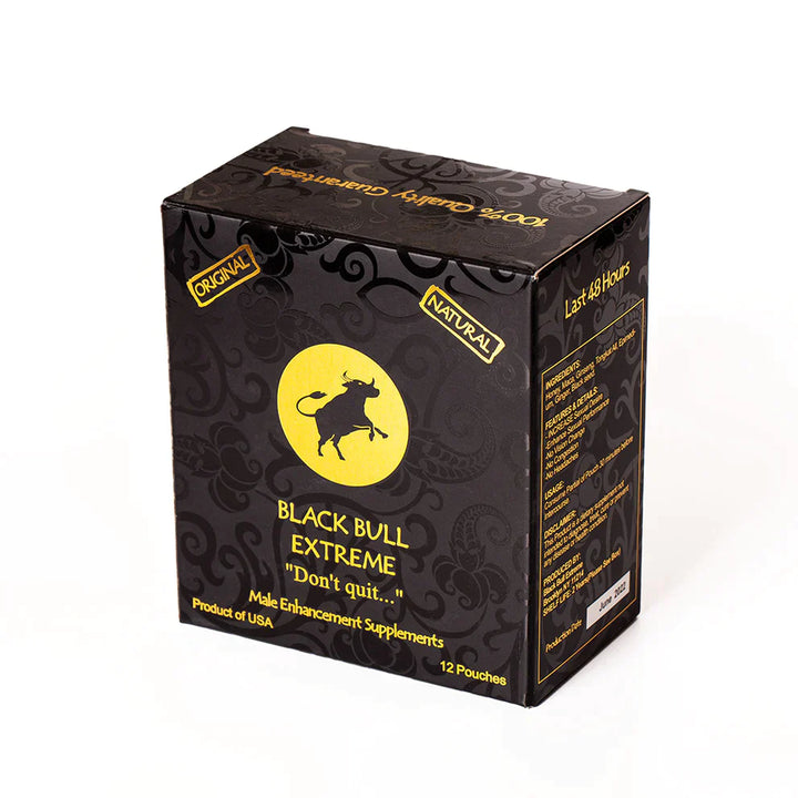 Black Bull Honey| KEEP YOUR PARTNER SMILING ALL NIGHT 15 Pouches, 22 Grams Each