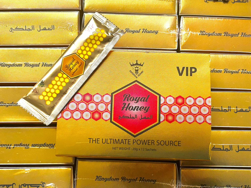 Original VIP Royal Honey For Men – Gold (12 Packs x 20 grams) –  Glasslobby.com